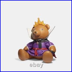New Coach x Disney Villains Evil Queen Collectible Bear Plush Leather NWT NIB