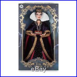 New DISNEY STORE EVIL QUEEN COLLECTORS DOLL 17 LIMITED EDITION SNOW WHITE NIB