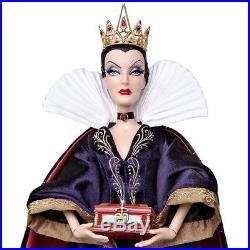 New DISNEY STORE EVIL QUEEN COLLECTORS DOLL 17 LIMITED EDITION SNOW WHITE NIB