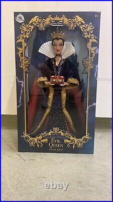 New Disney Limited Edition Doll Designer Evil Queen Villain Snow White 17'