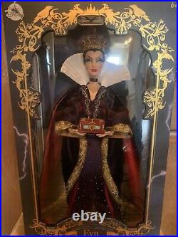 New Disney Limited Edition Doll Designer Evil Queen Villain Snow White 17'
