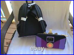 New Disney Loungefly Snow White Evil Queen with matching Wallet with tags