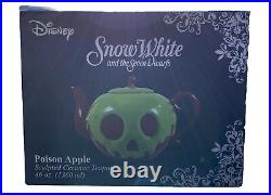 New Disney Villains Snow White's Evil Queen POISON APPLE Tea Pot VHTF RARE