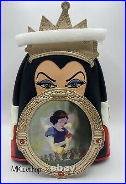 New Funkon 2021 Virtual Con Loungefly Snow White Evil Queen Backpack ONLY-Read