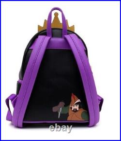 New Loungefly Evil Queen Mini Backpack Disney Villains From Snow White NWT