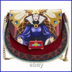 Officially Licensed Loungefly Snow White 1937 Evil Queen Throne Crossbody