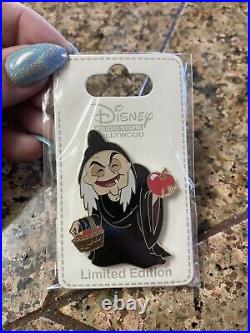 Old Hag Cutie Pin DSSH LE 300 DSF Snow White Evil Queen Apple