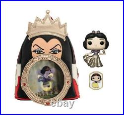 PREORDER Funko 2021 Loungefly Disney Snow White & Evil Queen Mini Backpack