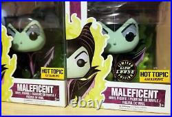 Pop Disney Villains Lot Maleficent (x3) 232 GITD 09 Evil Queen 42 Snow White 08