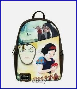 Preorder- Confirmed Loungefly Nwt Dec Snow White/evil Queen Backpack Coinpurse
