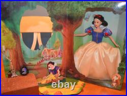 Princess Snow White 60th Anniversary Doll + Rare Evil Queen Disney World Pins