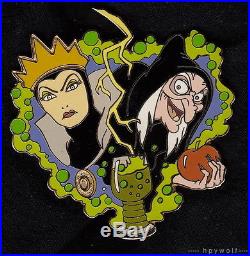 RARE Disney Auctions Evil Queen & Old Hag Transformations LE 100 Pin Snow White