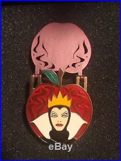 RARE Disney Snow White evil queen Old Hag Poison Apple Pin LE of 1,000