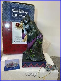 RARE Jim Shore Disney Evil Queen Hag Witch TAKE A BITE Snow White Figurine MIB