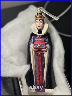 RET Christopher Radko Disney Showcase THE EVIL QUEEN Snow White Glass Ornament