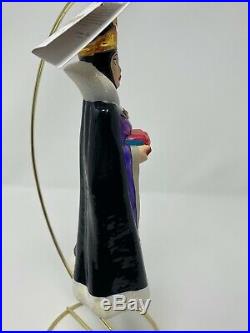 Radko Disney Snow White & 7 Dwarfs Evil Queen Hag Mirror Ornament Set 98-DIS-43