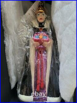 Radko Disney Snow White Ornament Set Evil Queen Hag Mirror 98DIS43 MINT