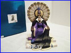 Rare! Dealer's Display! Wdcc Snow White Evil Queen Enthroned Evil