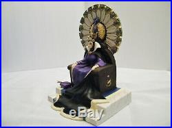 Rare! Dealer's Display! Wdcc Snow White Evil Queen Enthroned Evil