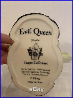 Rare Disney Villains Alter Ego Teapot Collection Evil Queen From Snow White