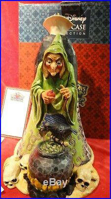 Rare Jim Shore Disney Collection- Snow White Evil Queen/ Witch -2 Sided Box