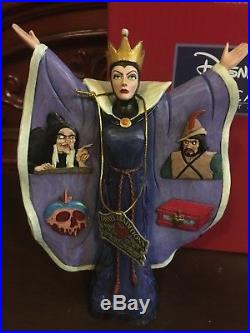 Rare Jim Shore Disney Traditions Evil Intentions Snow White Evil Queen Figure