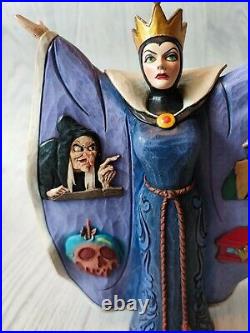 Rare Jim Shore Disney Traditions Snow White Evil Queen Evil Intentions Figurine