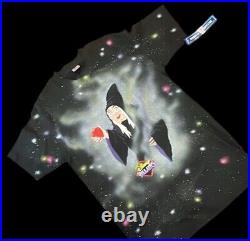 Rare Vintage Disney Wicked Witch Evil Queen Villains AOP Shirt Large Galaxy Vtg