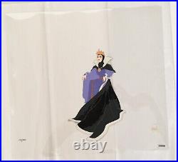 SNOW WHITE AND THE SEVEN DWARFS EVIL QUEEN LIMITED EDITION CEL & B. G. With COA