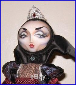 SNOW WHITE'S EVIL QUEEN by XENIS ILSE WOODEN ART DOLL LE #2/5