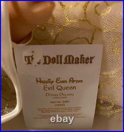 Signed & Inscribed Disney D23 2015 Precious Moments Snow White & Evil Queen Le