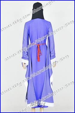 Snow White And The Seven Dwarfs Cosplay Costume The Evil Queen Purple Full Set