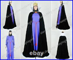 Snow White And The Seven Dwarfs Cosplay The Evil Queen Costume Halloween Outfit