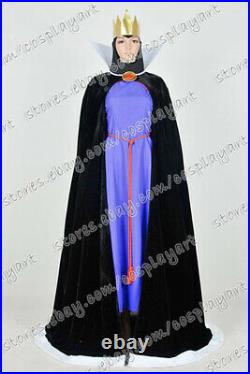 Snow White And The Seven Dwarfs Cosplay The Evil Queen Costume Halloween Outfit