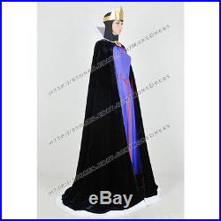 Snow White And The Seven Dwarfs The Evil Queen Cosplay Costume Dress Stepmother