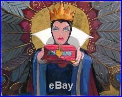 Snow White Bring Back Her Heart Evil Queen Jim Salvati LE 50 Signed Canvas NEW