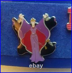 Snow White Evil Queen 3 Pin Set Japan Disney Store Tokyo Apple Box Villain