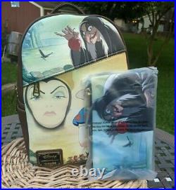 Snow White/Evil Queen DEC Loungefly Backpack & Coin Purse (re-release)
