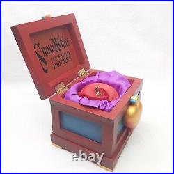 Snow White Evil Queen Heart Box & Poison Apple Ornament Rare 2007 Disney Store