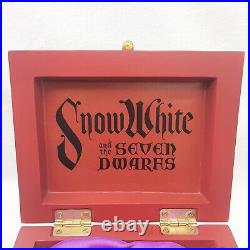 Snow White Evil Queen Heart Box & Poison Apple Ornament Rare 2007 Disney Store