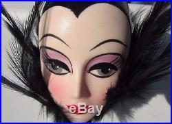Snow White Evil Queen Ornament Glass Large Artisan Painted Stunning Piece 4.5 H