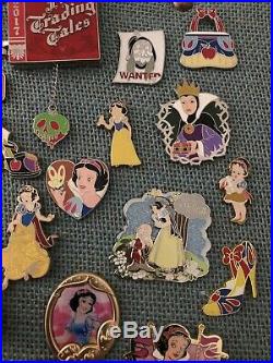 Snow White Pins & Evil Queen Pins Collection 24 Pins In All Disney Pins
