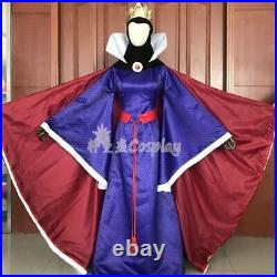 Snow White Snow White Evil Queen Disney Cosplay Costume Dress Long Costume