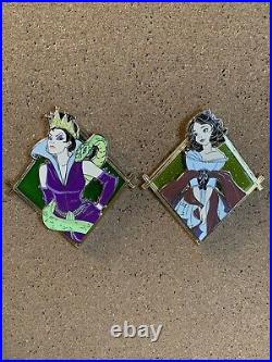 Snow White and Evil Queen Channizard Fantasy Pin