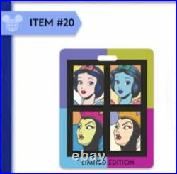 Snow White and Evil queen 4 pin set Mickeys of Glendale LE 250 Preorder Wdi