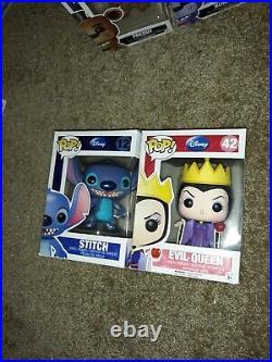 Snow White the Evil Queen Funko Pop #42 retired vaulted & Stitch #12
