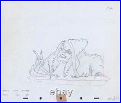 Snow White & the Seven Dwarfs Old Hag Evil Queen Disney Original Prod Drawing