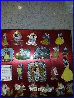 Snow white and evil queen pin lot. 26 total. Majority are LE