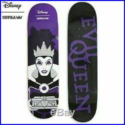 Supra×disney Collaboration Skytop Evil Queen Maleficent Skateboard Deck