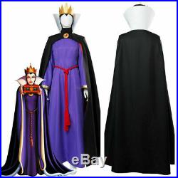 The Snow White Cosplay Evil Queen Costume with Crown Evil Queen Gown